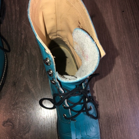 MISS RODEO USA By Acme turquoise boots with belt! - Picture 8 of 16